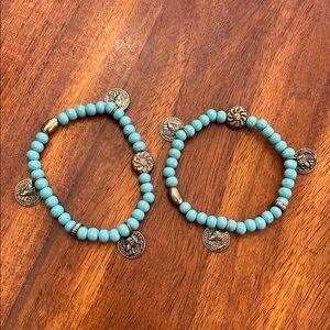 Bohemian Turquoise Blue Festival Bracelets
